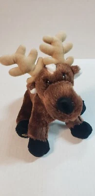 Ganz Webkinz Reindeer Plush Stuffed Animal Toy HM137 No Code - Image 1 of 4