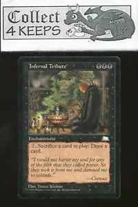 Infernal Tribute Weatherlight seltene Reserveliste MP (Moderate Play) - Bild 1 von 2