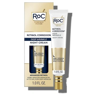 RoC Retinol Correxion Deep Wrinkle Night Cream 1.0 oz - (2) Pack - Image 1 of 3