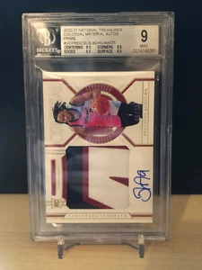 2020-21 Panini National Treasures Precious Achiuwa Auto 06/25 Miami Heat BGS9 - Bild 1 von 4