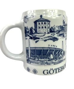 BYGDO Scandinavian Design Mug GOTEBORG Gothenburg Sweden Images 4.5 x 3.25 In - Picture 1 of 8
