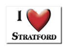 STRATFORD (WW) SOUVENIR IRELAND WICKLOW FRIDGE MAGNET I LOVE