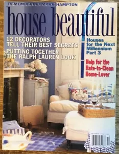 House Beautiful Oct 1998 12 Decorators Tell Their Best Secrets Ralph Lauren - Picture 1 of 3
