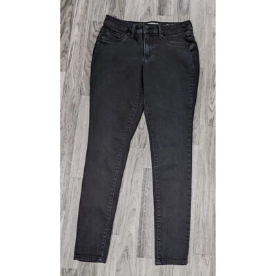 Pantalones de mezclilla negros ajustados Jessica Simpson para mujer talla 4/27 Kiss Me Foto 1 de 4