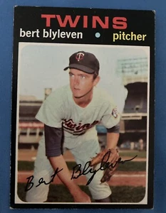 1971 Topps #26 Bert Blyleven ex novato de radiocontrol gemelos de Minnesota - Imagen 1 de 2