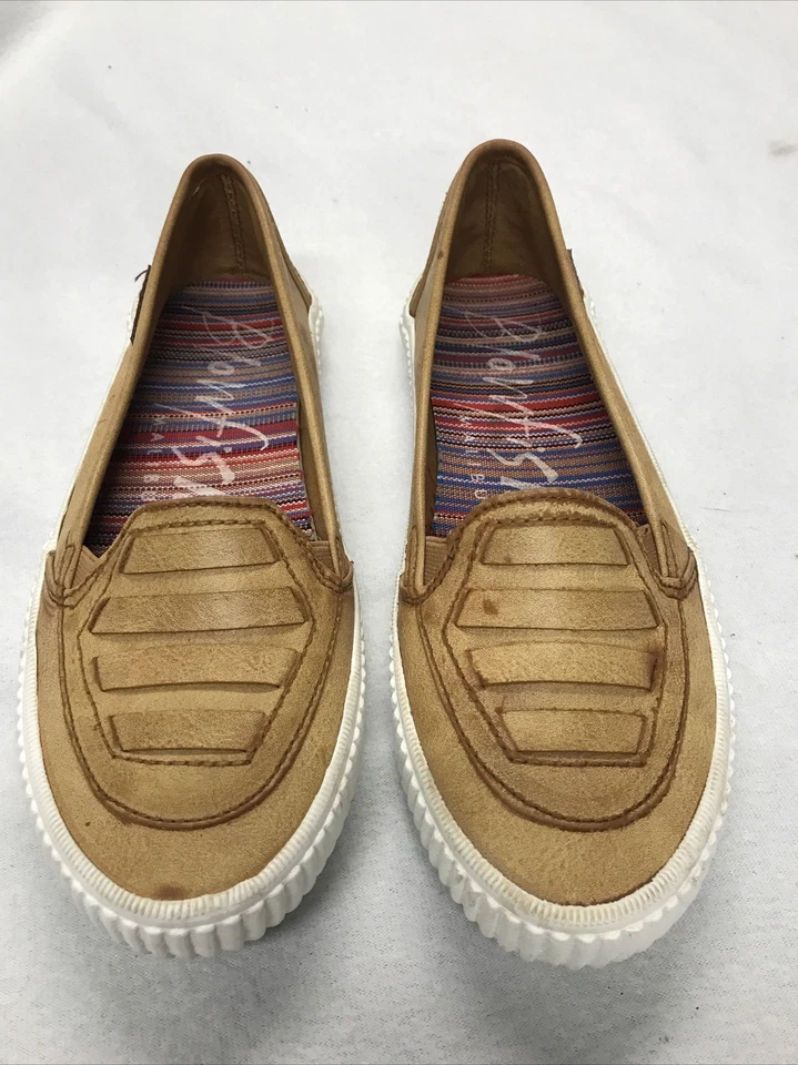 BLOWFISH Tan Beige Slip On Loafer Faux Leather Shoe Women's 6 - Image 1 of 4