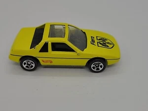 1984 Hot Wheels Pontiac Fiero Yellow China - Loose - Picture 1 of 5