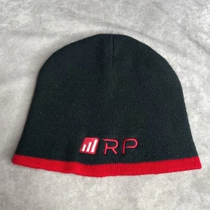 RP Strength Knit Black Beanie Cap Embroidered Logo - Picture 1 of 9