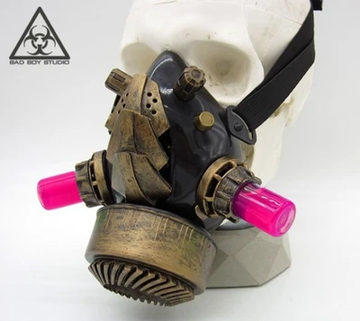 Steampunk Glowing Mask Post - Apocalyptic LED Cosplay Prop Gift Halloween Toy - Image 1 of 4