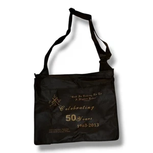 Vintage Church 50th Anniversary Black Medium Tote Bag - Bild 1 von 13