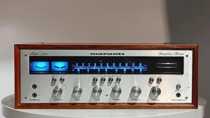 Receptor de colección Marantz 2245 - restaurado, recapitulado - caja de madera WC22 - 1 año WRT - Imagen 1 de 14