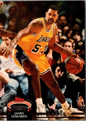 1992 Stadium Club James Edwards #227 Los Angeles Lakers Basketball Card - Image 1 of 2