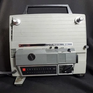 Proiettore Automatico Vintage GAF ANSCOVISION 388 DUAL 8mm Si Accende e Funzioni - Foto 1 di 14