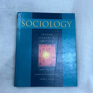 Sociology Second Canadian Edition by John J. Macionis 1997 Hardcover Book - Bild 1 von 6
