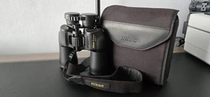 Nikon Action 10x50 6.5 Binoculars & Neck Strap, bag, lens covers - Picture 1 of 10