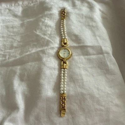 Reloj Misaki Oro Natural Madreperlas Dial, Perlas Japonesas Foto 1 de 4