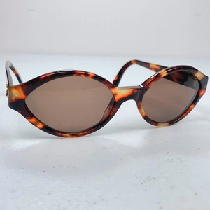 Vintage CHANEL Sonnenbrille Frame Only 03518 Schwarz Rot Lava Schildpatt Gold CC Selten - Bild 1 von 9