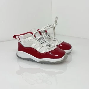 Air Jordan 11 Cherry Toddler Size 7C 378040-116 Retro Baby Infant TD - Picture 1 of 7