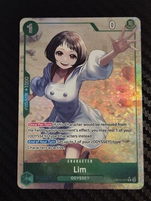 Lim odyssey OP10-037 Rare Royal Blood Alternative Art One Piece TCG English - Image 1 of 4