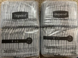 2 Depend FRESH PROTECTION Maximale Saugfähigkeit Unterwäsche Herren Größe Large 36 Stück - Bild 1 von 5