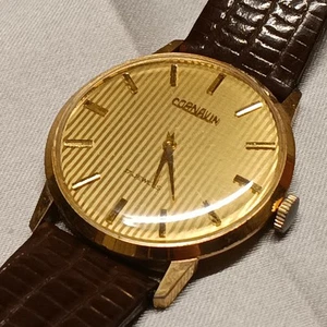 RELOJ CORNAVIN Swiss,17 Jewel cuerda manual CLÁSICO PARA HOMBRES ¡Funciona bien! - Imagen 1 de 5