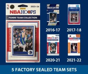 2023-24 NBA HOOPS Dallas Mavericks Team Set MultiPack Luka Doncic 2022 2018 2020 - Foto 1 di 1