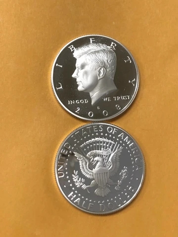 2008 S .90 SILVER GEM PROOF KENNEDY HALF DOLLAR. REALLY NICE! HIGH GRADE! Cover