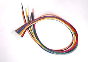 10-Pin JST-PH 2.0mm female receptacle connector housing 30cm wire assembly x 50 - Picture 1 of 3