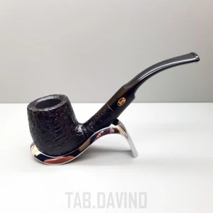 Pfeife SAVINELLI ROSSI CAPITOL BRUYERE 606 Rustiziert Schwarz 6MM RCB35 Made IN - Bild 1 von 10