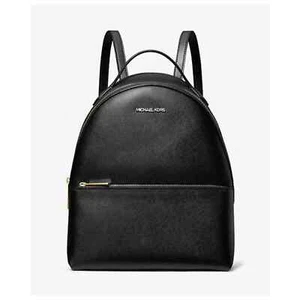 Michael Kors Sheila Medium Logo Backpack, Black - Picture 1 of 8