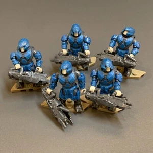 NEW LOT 5X Mega Construx halo BRUTE FIGURES from unsc mongoose outriders hkt17 - Picture 1 of 10