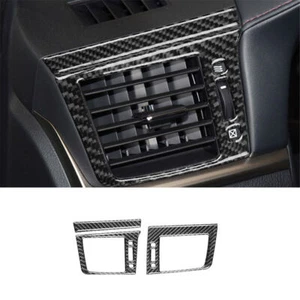 3Pcs Carbon Fiber Side Air Vent Outlet Cover Trim Fit For Lexus CT200h 2011-2017 - Picture 1 of 7