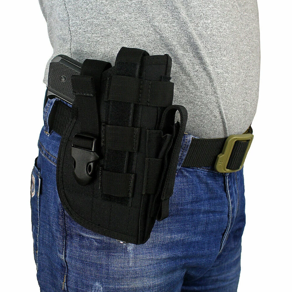 Tactical Pistol Holster Right Hand Molle Waist Belt Holster for Glock 1911 - Image 1 of 4