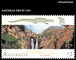 AUSTRALIA 1993 SC 1314 KAKADU $2 MINT NEVER HINGED OG F/VF - Picture 1 of 2