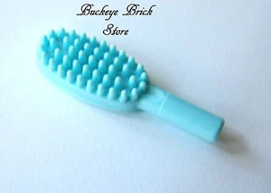 NEW Lego Minifig AQUA HAIR BRUSH Girls Hairbrush Belville Rare - Picture 1 of 1