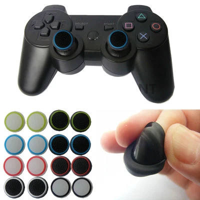 20x Striped Rubber ThumbStick Grip for PS5 PS4 XBOX series X S Analog Controller - Image 1 of 4