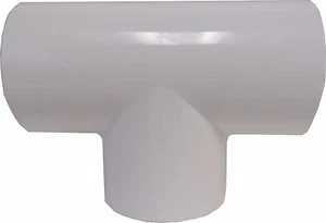 New Sch 40 PVC 4" Straight Tee Socket Connect NSF Compliant - Picture 1 of 4