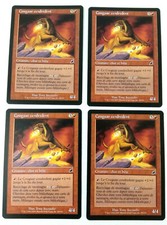 Mtg magic playset 4x cougar cendredent chartooth cougar scourge exc vf