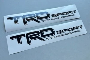 TRD Sport Toyota Racing Development SET OF 2 Decal Tacoma Tundra Sticker - Picture 1 of 3