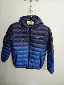 Eddie Bauer Kids Unisex 75% Down Hooded Puffer Winter Jacket Sz M(10-12) 2 Items - Picture 1 of 8