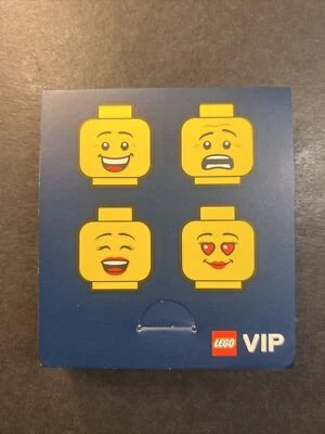 LEGO 5007623 VIP Exclusive Minifigure Heads Coasters 4 pack New In Box! - Image 1 of 2