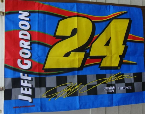 Jeff Gordon # 24 DUPONT DOUBLE SIDED 30 x 40 FLAG ! FREE SHIPPING ! Cover