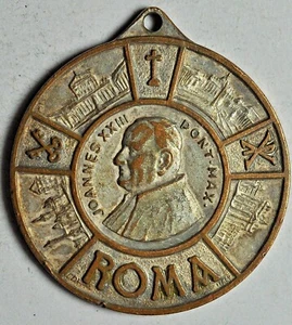Joannes Xxiii Medal St.Christopher - Roma - Picture 1 of 2