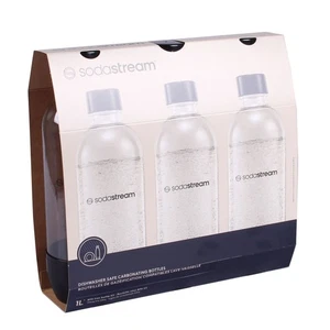 SodaStream 2260525 Wasserflasche 1 Liter 3er Pack Schwarz, Weiss PET - Bild 1 von 2