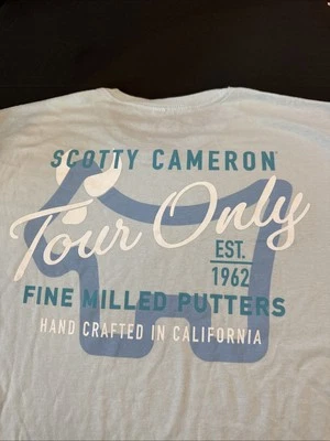 Scotty Cameron TOUR ONLY JYD ScottyBlue SS T 恤 / 中号 / 全新 — 第 1/4 张图片