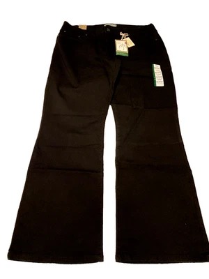 Pantalones de mezclilla negros para mujer Levis 512 corte bota perfectamente moldeados, talla 20W, nuevos con etiquetas Foto 1 de 4