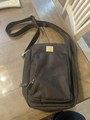 Carhartt Crossbody Zip Bag Black 9×6 With Pockets And Compartments - Image 1 of 4