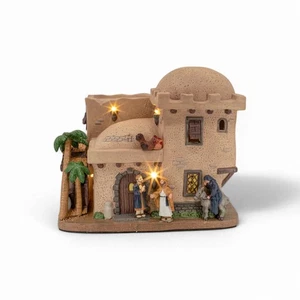 FG Square Bethlehem Inn Christmas Village Nativity Theme MC3007 - Picture 1 of 10