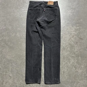 Vintage 90s Levis 501 Denim Jeans 31x31 Made In USA Black Button Fly 501xx Gray - Bild 1 von 11