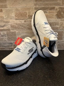 Skechers Performance Mens Max Cushioning Hands Free Slip In Shoes White 13EW NWT - Picture 1 of 17